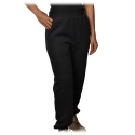 Dondup - Pantalone Sportivo con Elastico sul Fondo - Nero - Pantalone - Luxury Exclusive Collection