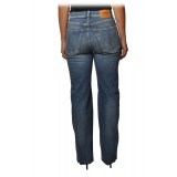 Dondup - Mable Trousers with Five Pockets - Blue Denim - Trousers - Luxury Exclusive Collection