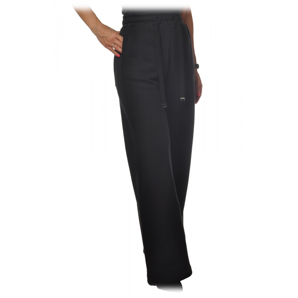 Dondup - Sporty Model Made of Fleece Cotton - Black - Trousers - Luxury Exclusive Collection