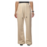 Dondup - Sporty Model Made of Fleece Cotton - Cream - Trousers - Luxury Exclusive Collection