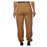 Dondup - Sporty Trousers with Logo on One Side - Sand - Trousers - Luxury Exclusive Collection