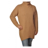 Dondup -Long-Sleeved Turtleneck Model  - Beige - Knitwear - Luxury Exclusive Collection