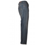 Dondup - Low Crotch Jeans Model Brighton in Denim - Denim Blue - Trousers - Luxury Exclusive Collection