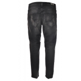 Dondup - Low Crotch Jeans Model Brighton in Denim - Black - Trousers - Luxury Exclusive Collection