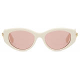 Fendi - Fendi V2 - Fendace Sunglasses - White - Sunglasses - Fendi Eyewear