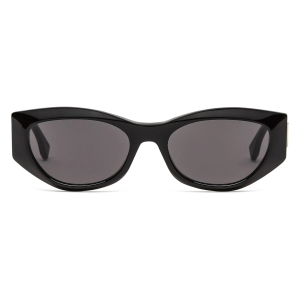 Fendi - Fendi V1 - Occhiali da Sole Fendace Logo - Nero - Occhiali da Sole - Fendi Eyewear