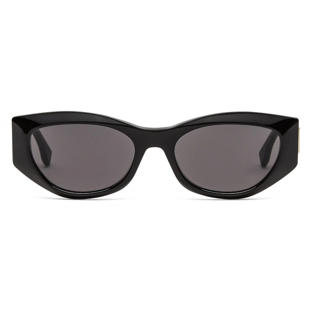 Fendi - Fendi V1 - Fendace Logo Sunglasses - Black - Sunglasses - Fendi ...