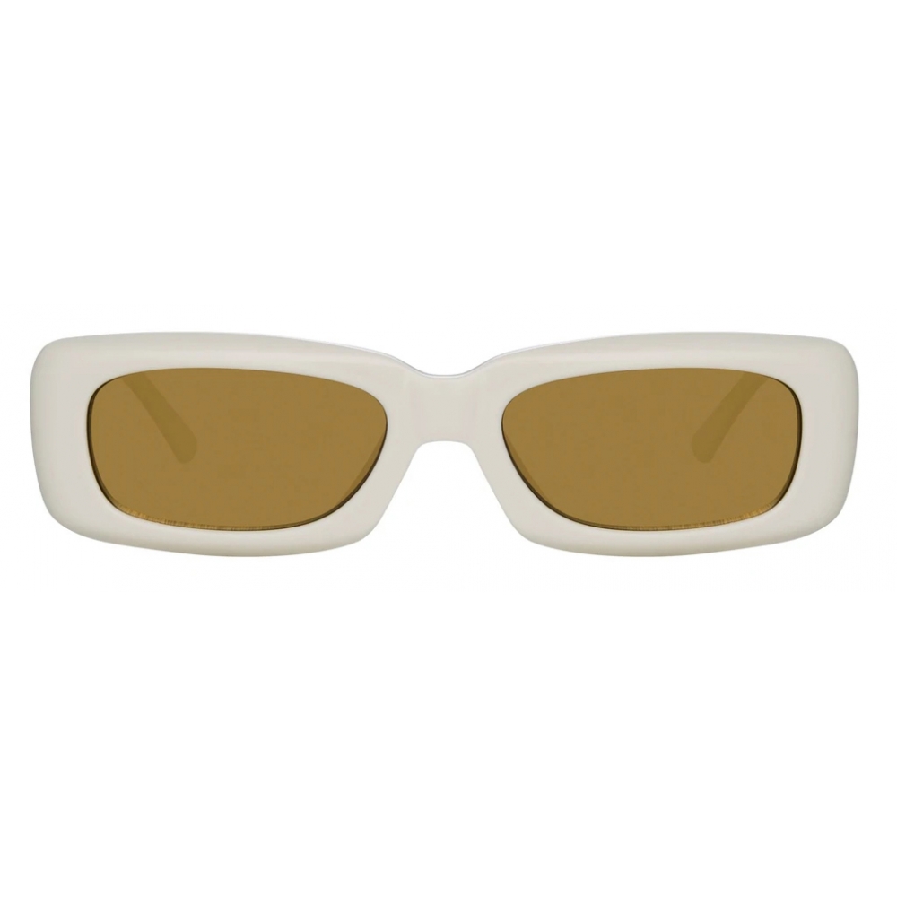 The Attico - The Attico Mini Marfa in White - Sunglasses - Official ...