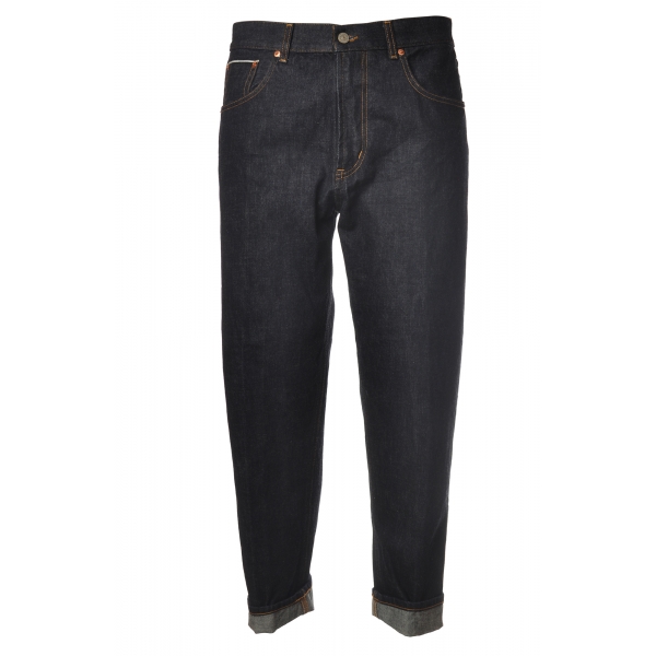 Dondup - Low Crotch Jeans Model Ervin 29 Inches - Denim Blue - Trousers - Luxury Exclusive Collection