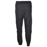 Dondup - Pantalone Sportivo con Logo in Contrasto - Blu - Pantalone - Luxury Exclusive Collection