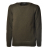 Dondup - Pullover Girocollo in Filo di Lana - Verde - Maglieria - Luxury Exclusive Collection