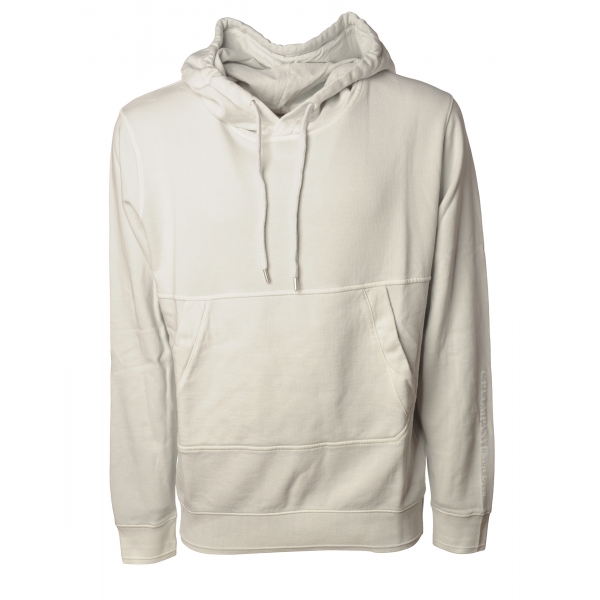 C.P. Company - Hooded Sweatshirt with Pocket - Grey - Sweatshirt - Luxury Exclusive Collection