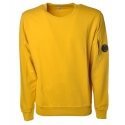 C.P. Company - Crewneck Sweatshirt with Logo - Yellow- Sweatshirt - Luxury Exclusive Collection