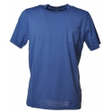 C.P. Company - T-Shirt in Cotone e Con Taschino - Blu Chiaro - T-Shirt - Luxury Exclusive Collection