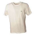 C.P. Company - Basic T-Shirt With Writing  - White - T-Shirt - Luxury Exclusive Collection