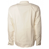 C.P. Company - Sports Shirt with Pockets And Logo - White - Shirts - Luxury Exclusive Collection