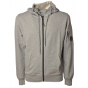 C.P. Company - Sweatshirt With Central Front Zip - Grey - Sweatshirt - Luxury Exclusive Collection