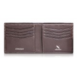 Ammoment - Stingray in Glitter Metallic Brown - Leather Bifold Wallet