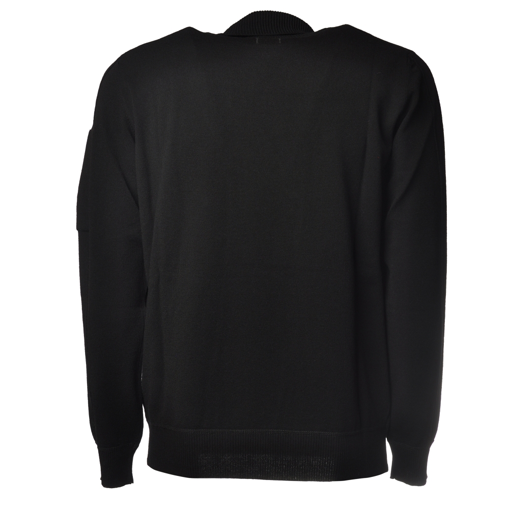C.P. Company - Turtleneck in Shaved Wool - Black - Sweater - Luxury ...