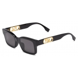 Fendi - O'Lock - Rectangular Sunglasses - Black - Sunglasses - Fendi Eyewear