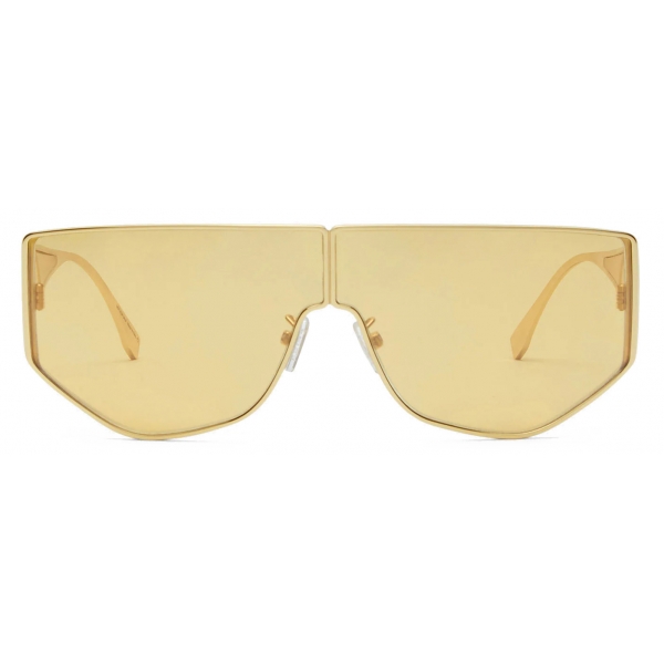 Fendi - Fendi Disco - Fashion Show Sunglasses - Gold - Sunglasses - Fendi Eyewear