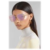 Fendi - O’Lock - Occhiali da Sole Quadrati - Rosa - Occhiali da Sole - Fendi Eyewear
