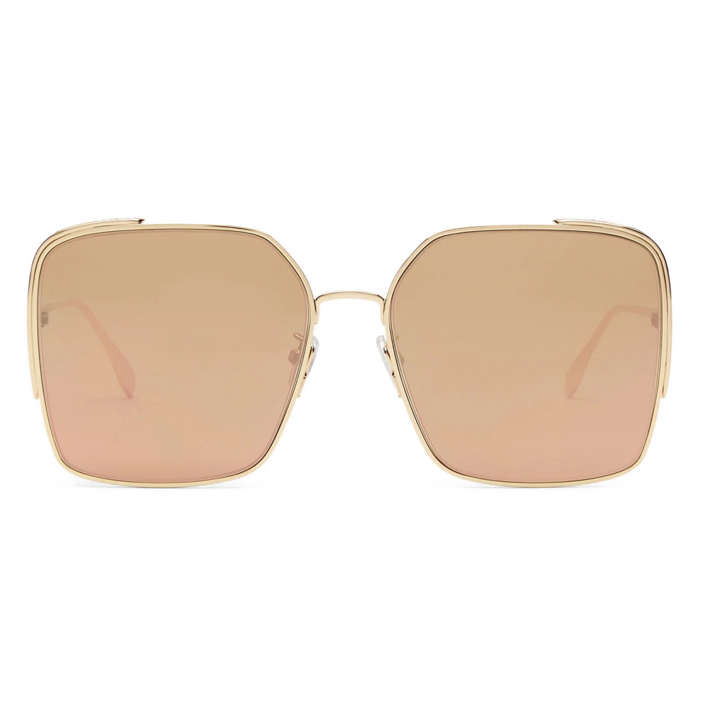 Fendi - O'Lock - Square Sunglasses - Pink - Sunglasses - Fendi