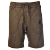C.P. Company - Fleece Bermuda With Elastic Waistband - Brown - Trousers - Luxury Exclusive Collection