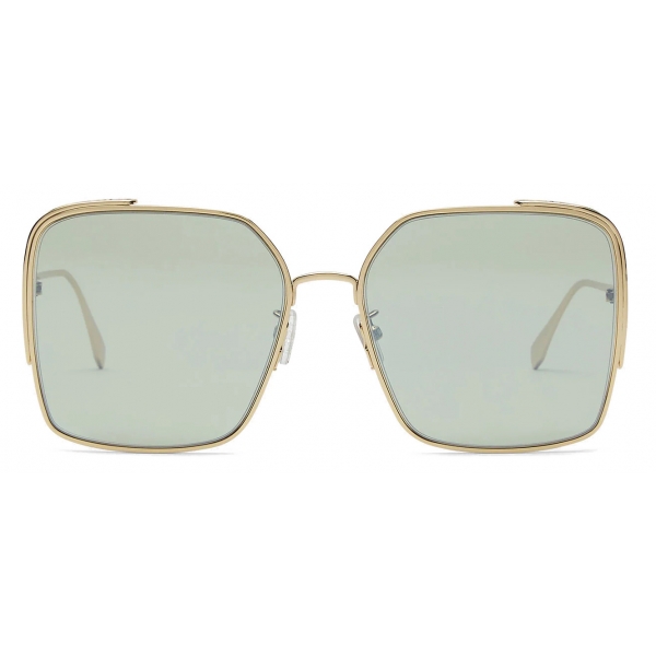 Fendi - O’Lock - Square Sunglasses - Green - Sunglasses - Fendi Eyewear
