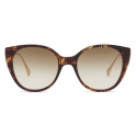 Fendi - Baguette - Round Sunglasses - Havana - Sunglasses - Fendi Eyewear