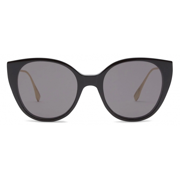 Fendi - Baguette - Round Sunglasses - Black - Sunglasses - Fendi Eyewear