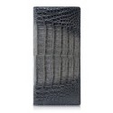 Ammoment - Caiman in Degrade Coal New Age - Leather Breast Wallet