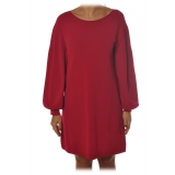 Twinset - Dress With Buttons - Red - Dress - Made in Italy - Luxury Exclusive Collection