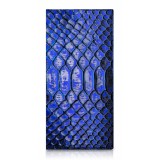 Ammoment - Python in NYX Blue - Leather Breast Wallet