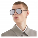 Fendi - Fendi Light - Occhiali da Sole Squadrati - Nero - Occhiali da Sole - Fendi Eyewear