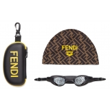 Fendi - Fendi Swim - Occhiali da Nuoto Sfilata - Nero - Occhiali da Sole - Fendi Eyewear