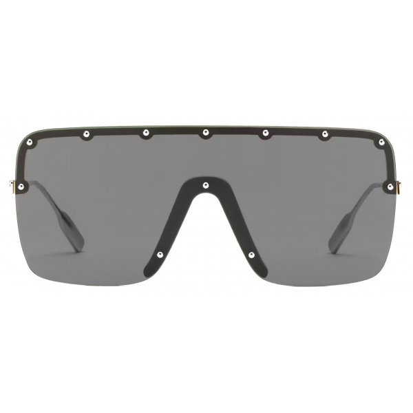 Gucci - Mask-Shaped Sunglasses - Dark Grey - Gucci Eyewear