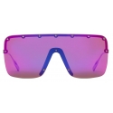 Gucci - Mask-Shaped Sunglasses - Burgundy Pink - Gucci Eyewear