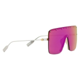 Gucci - Mask-Shaped Sunglasses - Burgundy Pink - Gucci Eyewear