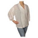 Ottod'Ame - Camicia con Manica 3/4 - Bianco - Camicia - Luxury Exclusive Collection