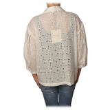 Ottod'Ame - Camicia con Manica 3/4 - Bianco - Camicia - Luxury Exclusive Collection