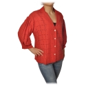 Ottod'Ame - Camicia con Manica 3/4 - Rosso - Camicia - Luxury Exclusive Collection