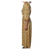 Ottod'Ame - Long Dress With Korean Collar - Yellow - Dresses - Luxury Exclusive Collection