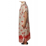 Ottod'Ame - Dress With Cherry Pattern - White - Dresses - Luxury Exclusive Collection