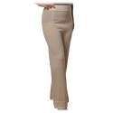 Ottod'Ame - Trousers with Wide Leg - Cream - Trousers - Luxury Exclusive Collection