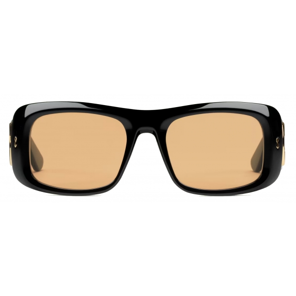 Gucci - Rectangular-Frame Sunglasses with Interlocking G - Black - Gucci Eyewear
