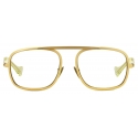 Gucci - Occhiale da Sole Aviator - Oro - Gucci Eyewear