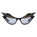 Gucci - Occhiale da Sole Cat-Eye - Nero - Gucci Eyewear