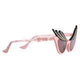 Gucci - Cat-Eye-Frame Sunglasses - Pink - Gucci Eyewear