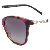 Giorgio Armani - Women Oversized Sunglasses - Purple - Sunglasses - Giorgio Armani Eyewear